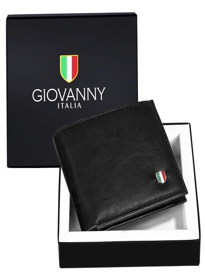 GIOVANNY GVN-BLKCHNGR01 Black Genuine Leather Wallet for Men - Image 4